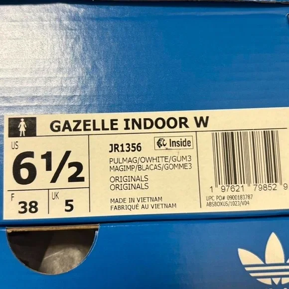 Adidas Gazelle Indoor Pink Suede Sneakers - Picture 8 of 12